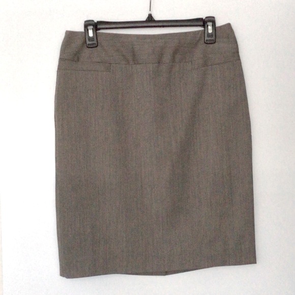 TALBOTS Moca Brown Wool Pencil Skirt - US 4 - Picture 1 of 5